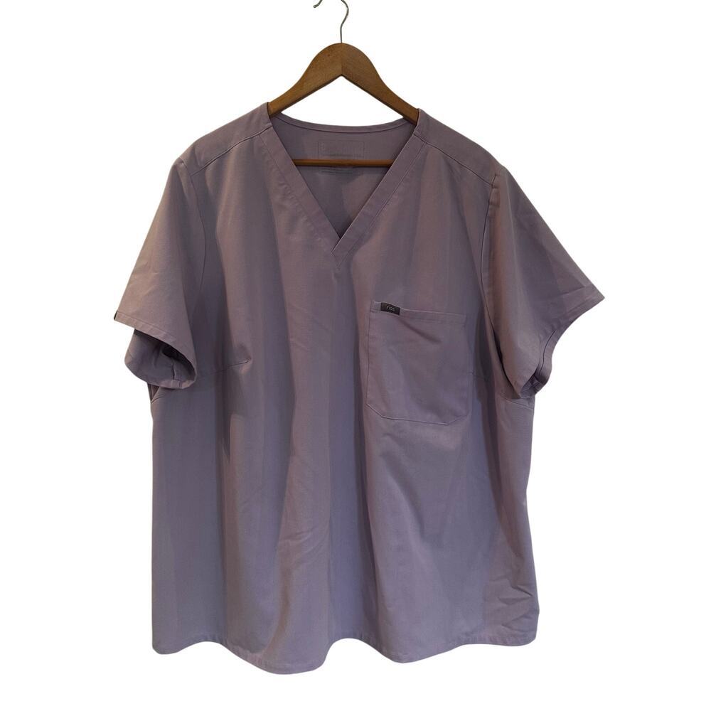 Figs Purple One Pocket Scrub Top sz 5X